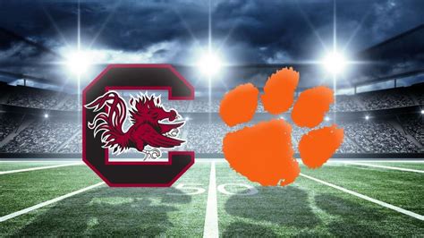 clemson and carolina game time|clemson vs sc football tv schedule.